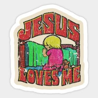Jesus Loves Me 1970 Sticker